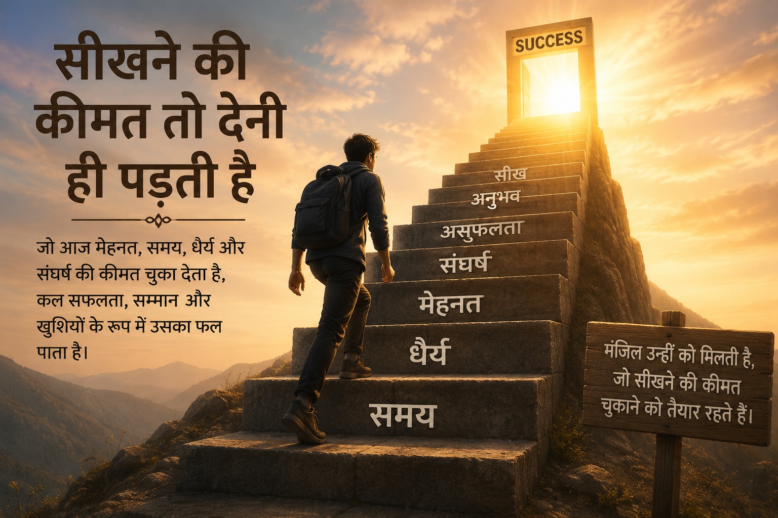 सीखने की कीमत तो देनी ही पड़ती है